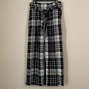 Lauren Ralph Lauren Linen Plaid Pants